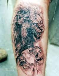 Lion And Lioness Lion And Lioness Tattoo Lion And Lioness Lioness Tattoo Design