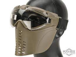 The airsoft face mask safety strap is adjustable so that you can adjust its length to fit your face better. Pro Goggle Airsoft Full Face Mask W Integrated Fan Color Desert Coyote Tactical Gear Apparel Eye Protection Eyewear Goggles Evike Com Airsoft Superstore