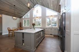 Hampton bay shaker dove gray stock assembled wall kitchen cabinet (30 in. Gcw Custom Kitchens On Twitter Rustic Wood Cathedral Ceilings Beautiful Windows And A Gorgeous Kitchen In Off White And Warm Grey Tones What S Not To Love Gcwkitchens Sogoodtocomehometo Https T Co E32dtitmxn