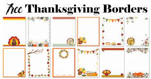 Free Thanksgiving Border Printables Many Designs Available Thanksgiving Messages Free Thanksgiving Thanksgiving Placemats