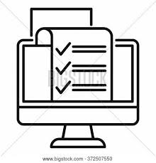 Download 32 vector icons and icon kits.available in png, ico or icns icons for mac for free use. Pc Online Survey Icon Vector Photo Free Trial Bigstock