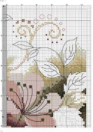Counted cross stitch ribbon patterns. Arabesque Rose 4 Cross Stitch Flowers Cross Stitch Rose Floral Cross Stitch