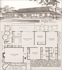 Design No Plan No 3743 Hiawatha T Estes C 1960 Ranch And Modern Homes Modern Hawaiian S Mid Century Modern House Ranch House Plans Vintage House Plans