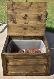 Wooden Dog Food Storage Bin Etsy Dog Food Storage Containers Dog Food Storage Diy Dog Food Storage
