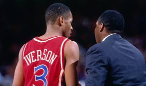 Drafted by the 76ers in 1996, allen iverson would become one of the most unforgettable names to play for philadelphia. Sixers Commemorate Allen Iverson S Debut With Red Jerseys Vs Clippers