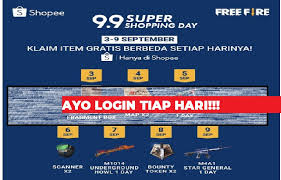 S.h.o.p free fire tự động: Kode Redeem Ff Terbaru September Free Fire X Shopee Esportsku