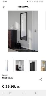 Nissedal Spiegel Ikea Interieur Hal Slaapkamer