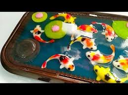 Bikin Kolam Ikan Mini Dirumah Dengan Puding Puding Ikan Koi Ikannya Kaya Ikan Beneran Puding Art Youtube In 2020 Pudding Food Desserts