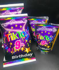 Tik Tok Chip Bag Digital File Tik Tok Birthday Party Tik - Etsy