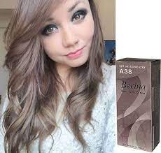 Berina Hair Color Permanent Cream Hair Ash Blonde Light Color A38 Professional Ash Blonde Hair Colour Box Hair Dye Ash Blonde Hair Dye