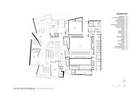 Multicultural Centre In Isbergues Dominique Coulon Associes Picture Gallery Theatre Pictures Ground Floor Plan