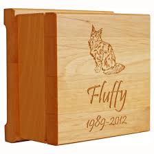 Custom Engraved Wood Pet Memorial Cremation Urns Pet Urns For Ashes From Plaquemaker