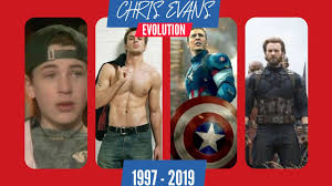 Chris portrayed one of the original cinematic avengers alongside iron man, thor, hulk, black widow. Chris Evans Movies Evolution 1997 2019 Chris Evans Movies Captain America Avengers End Game Youtube