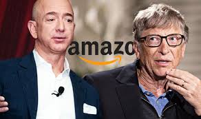 William henry gates iii (born october 28, 1955) is an american business magnate, software developer, investor, author, and philanthropist. Watch Out Bill Amazon S Jeff Bezos Could Become Richest Man On Earth World News Express Co Uk