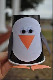 Paper Cup Penguin Craft Penguin Craft Penguin Crafts Paper Cup Crafts