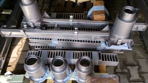Stainless Steel Drainage For Washer Desinfector In The Netherlands Euro E2 Boxes Washing Company Drainage Solutions Drainage Steel