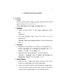 Contoh Numbering Skripsi Contoh Soal Dan Materi Pelajaran 2