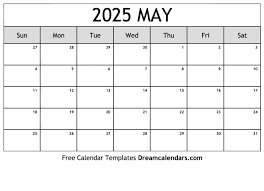May 30 Calendar 2025