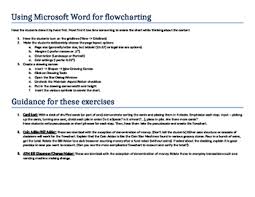 Easy Flow Chart Exercises Using Word By James Jenkins Tpt