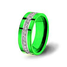 Tungsten Carbide Ring Stacked Fully With Brilliant Aaa Cubic Zirconia Stone Mens Gold Rings Rings For Men Wooden Wedding Ring