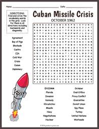 No Prep Cuban Missile Crisis Worksheet Cuban Missile Crisis Word Search In 2020 Cuban Missile Crisis History For Kids Worksheets