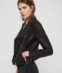 Womens Dalby Leather Biker Jacket Black In 2021 Leather Jackets Women Jackets For Women Leather Outerwear