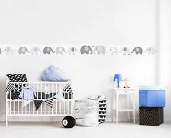 Baby Wandtattoo Elefanten Eine Tolle Kinderzimmer Bordure Mit Der Elefanten Parade Verschonere Damit In Ha Bordure Kinderzimmer Kinderzimmer Baby Wandtattoo