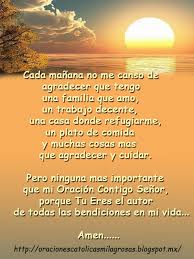 Oraciones, plegarias, salmos, lecturas, citas bíblicas, bienaventuranzas y mucho más en uno de los hábitos más arraigados de los fieles devotos en el señor es la plegaria en agradecimiento a dios. Oraciones Catolicas Milagrosasoraciones Catolicas Milagrosas Oraciones Catolicas Oraciones Oracion De Agradecimiento