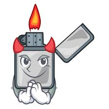 Download a free preview or high quality adobe illustrator ai, eps, pdf and high resolution jpeg versions. Devil Cigarette Lighters Isolated With The Cartoon Stock Vector Illustration Of Gasoline Heat 141829513