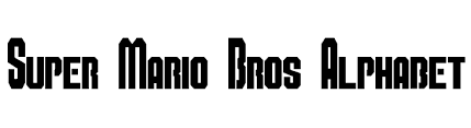 Maybe you would like to learn more about one of these? Super Mario Bros Alphabet Font Ffonts Net