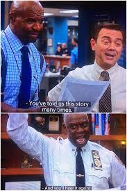 The post generated over 6,000 upvote points and several comments within a couple of weeks. Anytime I Drink With My Friends Brooklynninenine Brooklyn Nine Nine Tv Memes Brooklyn