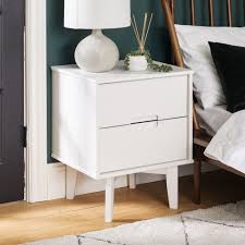The design's brass pulls add a sophisticated touch to your decor while its understated silhouette ensures it blends effortlessly into any formal space. Walmart S Bedroom Sale Includes Tons Of High End Looking Furniture At Budget Prices White Nightstand Bedroom Night Stands Furniture