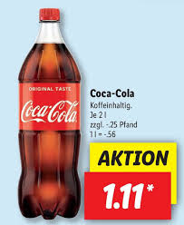 Lidl gutschein 5 im mai. Coca Cola 2l Angebot Bei Lidl