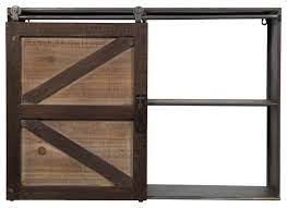 Check spelling or type a new query. Farmhouse Sliding Barn Door Storage Cabinet Shelf Industrial Display And Wall Shelves By Pinnacle Frames 17fw2792e Houzz