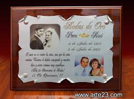 Maybe you would like to learn more about one of these? Placas De Aniversarios De Bodas De Oro Bodas De Plata Etc