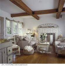 Taupe And Cream Country Living Room Arredamento Arredamento Casa Idee Per Decorare La Casa