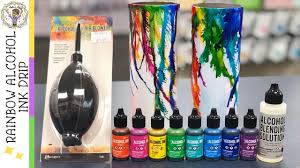 This listing is for custom alcohol ink tumbler. Alcohol Ink Drip With New Tim Holtz Air Blower Youtube
