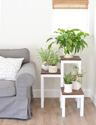 Cement can also be used for a diy plant stand with a copper base to support it. Diy Tiered Plant Stand Centsational Style