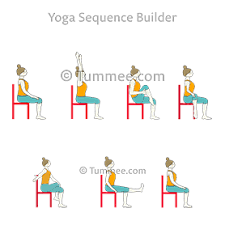 Pin On Chair Yoga Poses