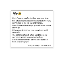 Tejas Name Facts Tejas Namefacts Facts Names Names With Meaning