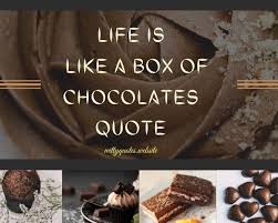 After being bullied for a looong time, i decided to watch forrest gump yesterday, and omg that movie is an. 101 Best Chocolate Quotes Life Is Like A Box Of Chocolates Quote
