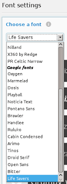 Any one of these would make a great alternative to the din. Add My Own Google Fonts Themecatcher Support