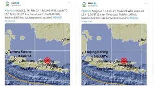 Tag malang, jatim, gempa malang, malang gempa, gempa malang terkini, gempa jatim 2020, gempa di malang, indonesia, kabar terkini, info hari ini, berita aktual, berita daerah, breaking news, gempa terkini, update gempa, bmkg. Gempa Magnitudo 5 2 Guncang Tuban Jawa Timur Sore Ini Tribunnews Com Mobile