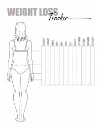This weight loss program incorporates a lot of cardio, which is aimed at helping you get into a caloric deficit. Free Weight Loss Tracker Printable Customize Before You Print