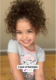 A year of hairstyles 🎀 #babiesoftiktok #momsoftiktok #viral