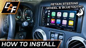 How To Install Aftermarket Radio Jeep Wrangler 2011 2017 Youtube