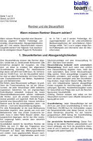 Wenn du arbeitnehmer oder rentner bist und das thema steuern selbst in die hand nehmen oder generell mehr über das thema erfahren möchtest, bist du hier richtig. Rentner Und Die Steuerpflicht Wann Mussen Rentner Steuern Zahlen 1 Steuerkriterien Und Abzugsmoglichkeiten Pdf Free Download