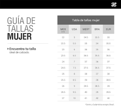 Guia Tallas Dama Zapato Jpg Tabla De Tallas Mujer Calzas Calzado Mujer