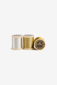 metallic embroidery thread 3 colors available