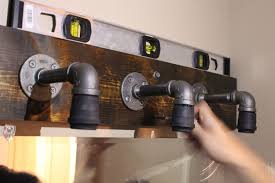 Diy Industrial Bathroom Light Fixtures